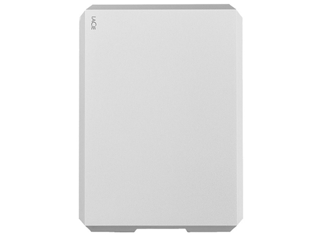 LaCie Mobile Drive 2TB External Hard Drive HDD — Moon Silver USB-C USB 3.0, for Mac and PC Computer Desktop Workstation Laptop (STHG2000400)
