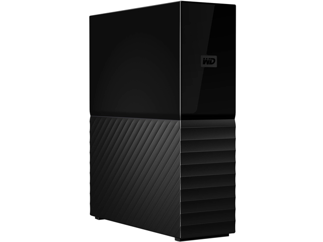 WD My Book 8TB Desktop External Hard Drive for Windows/Mac/Laptop, USB 3.0 Black (WDBBGB0080HBK-NESN)