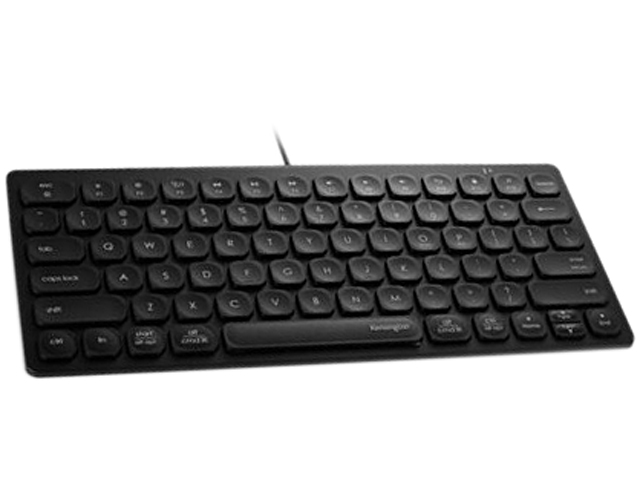 Kensington Simple Solutions Wired Compact Keyboard with USB-C Connector K75506US Black