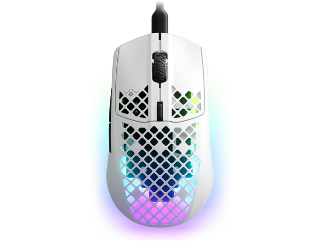 SteelSeries AEROX 3 2022 62603 Snow Wired Optical Gaming Mouse