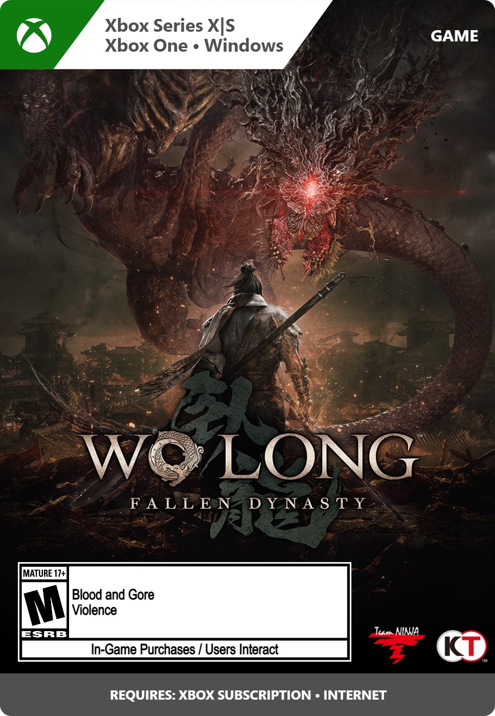 Wo Long: Fallen Dynasty — Стандартное издание для Xbox Series X|S, Xbox One, Windows [Цифровой код]