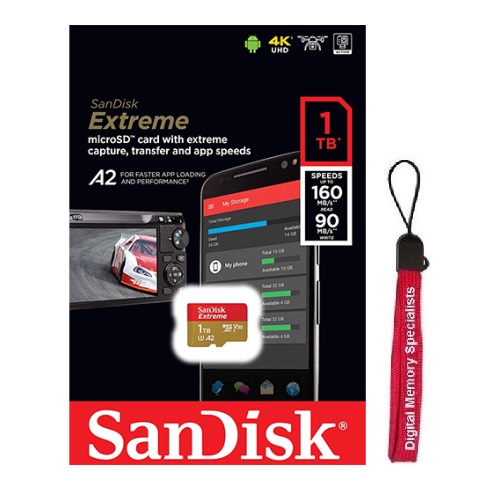 Карта памяти SanDisk Extreme microSDXC 1TB — Максимальная скорость и надежность