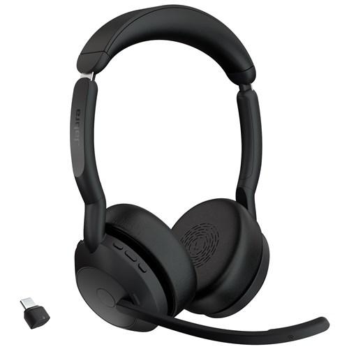 Jabra Evolve2 55 Stereo UC Wireless Headset with Link380c (25599-989-899-01)