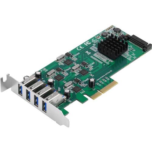 Siig 4-Port Superspeed Usb 3.0 Pcie Card — Quad Core
