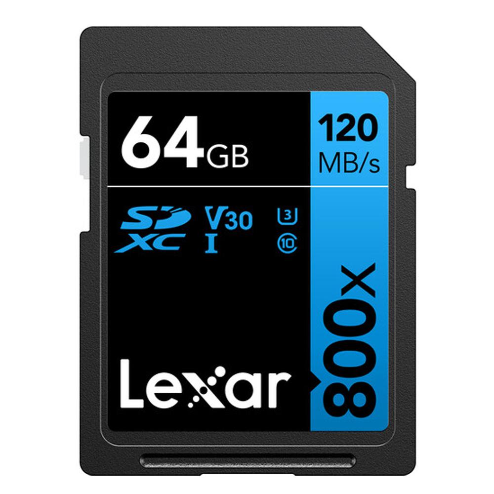 Lexar SDXC 64GB High-Performance 800x Карта Памяти для Фотоаппаратов