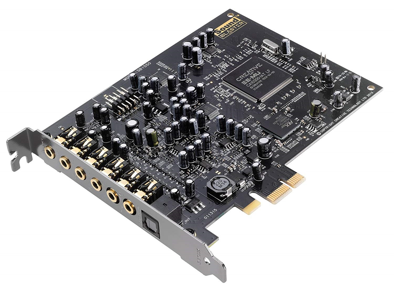 Creative Sound Blaster Audigy PCIe RX 7.1 Sound Card with High Performance Headphone Amp — NEW