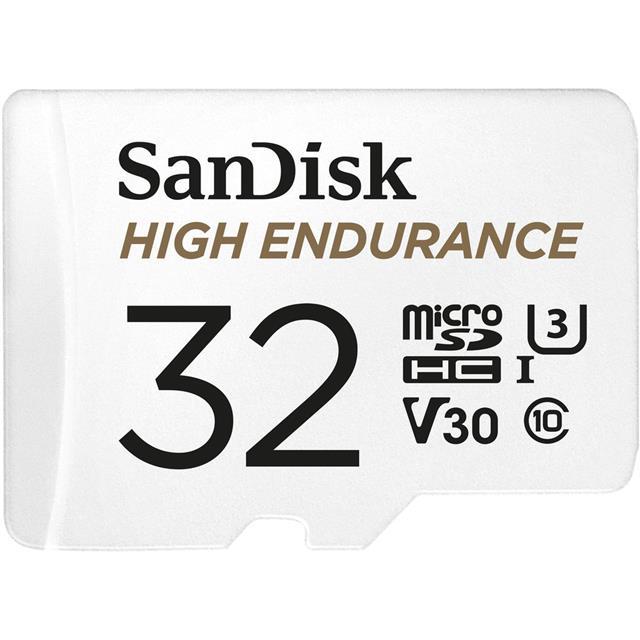 Карта памяти SanDisk 32GB High Endurance microSDHC с адаптером SD