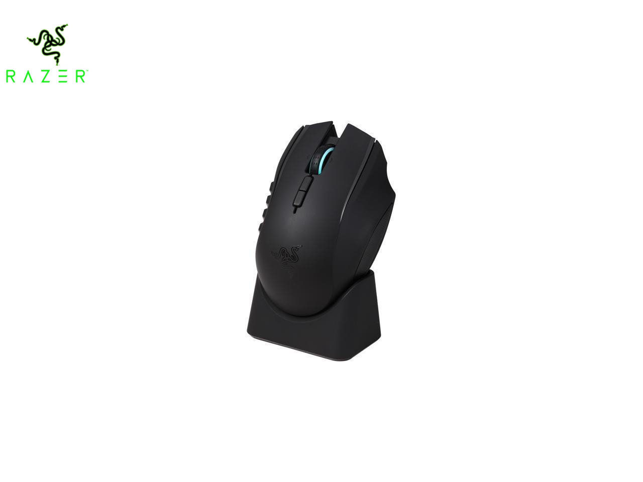 Naga Epic Chroma RZ01-01230100 Black 19 Buttons Tilt Wheel USB Wired / Wireless Laser 8200 dpi MMO Gaming Mouse