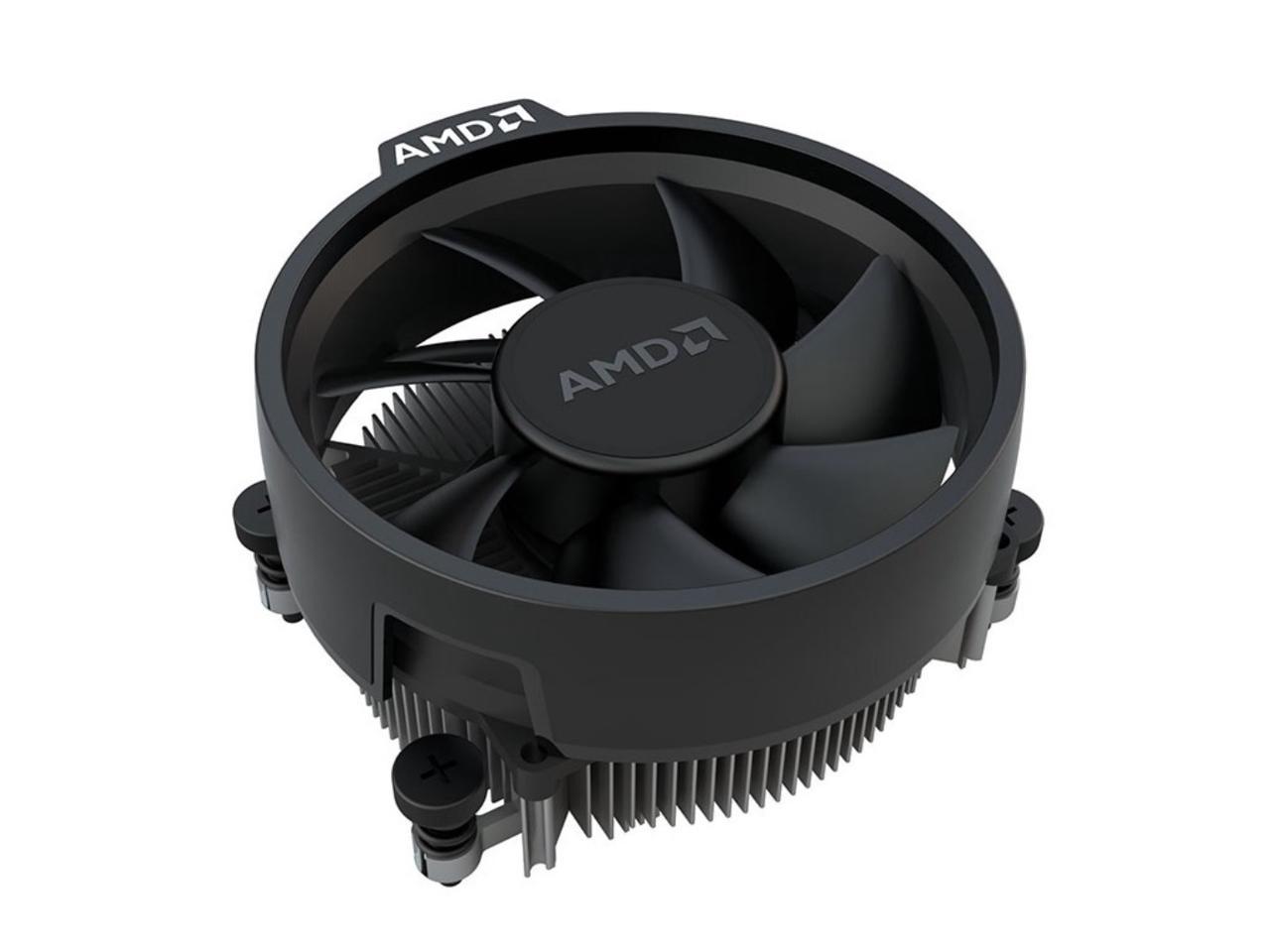 AMD Wraith Stealth Socket AM4 4-Pin Connector CPU Cooler with Aluminum Heatsink & 3.93-Inch Fan (Slim)