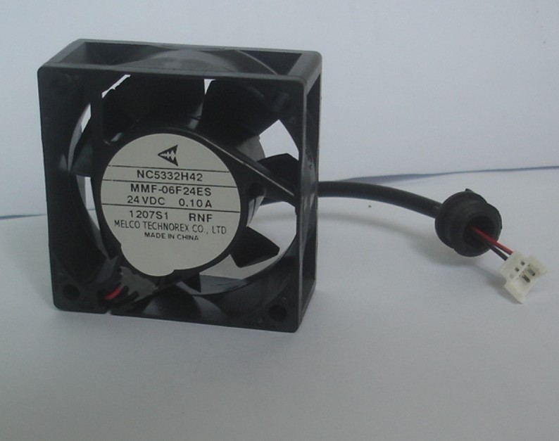 Melco MMF-06F24ES RNF square Cooling Fan with 24V 0.1A 2 Wires For Inverter