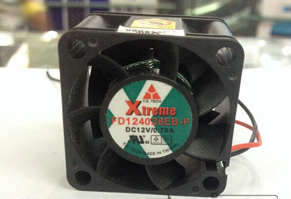 Y.S.TECH FD124028EB-P 40*28mm 12V 0.78A For 1U Server Case fan