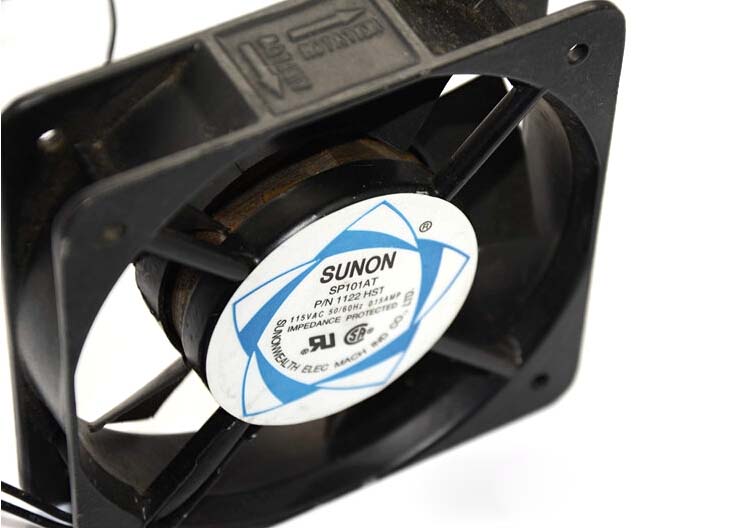SUNON 12025 SP101AT 1122 HST 12cm Silence Cooler with  AC 115V 50/60Hz 0.15Amp 2 Wires For Case, Box