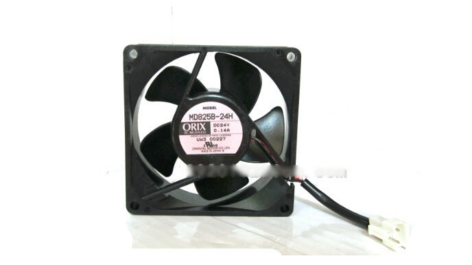 Original ORIX MD825B-24H 8025 2 Balls Bearing Cooling fan with 24V 0.14A 80X80X25MM