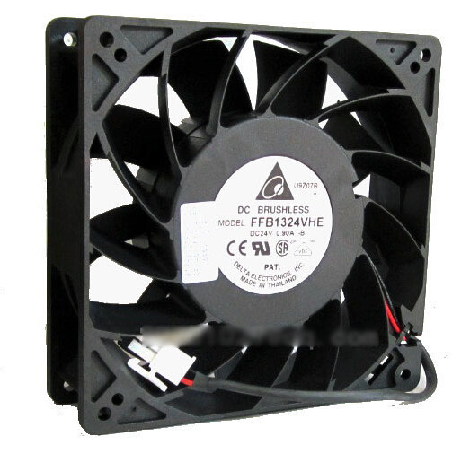Original delta FFB1324VHE 12738 2 Balls Bearing Cooling fan with 24V 0.90A 127X127X38MM 2 Wires 2Pins For Inverter