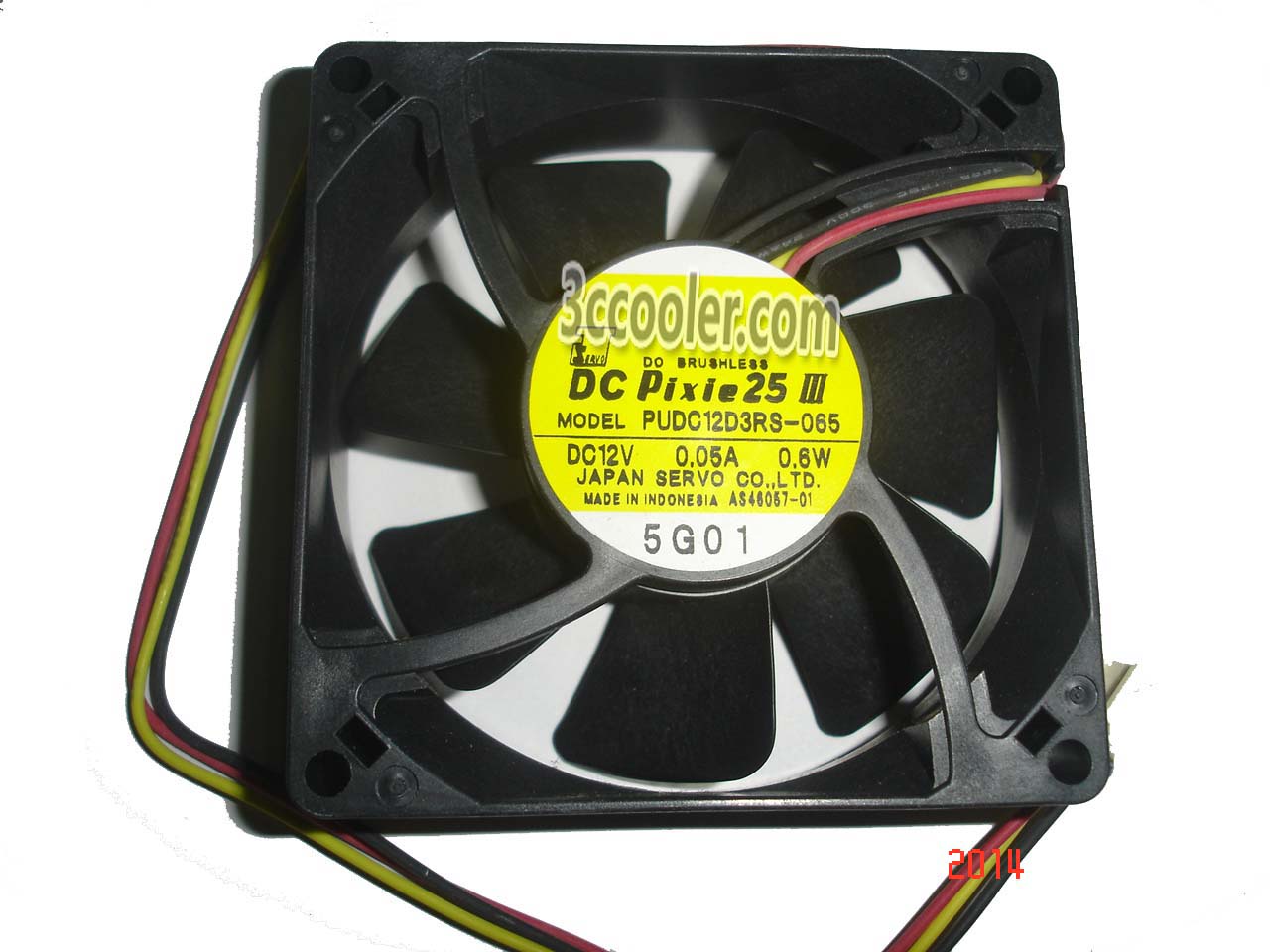 Servo 8025 80*25mm PUDC12D3RS-065 12V 0.05A 0.6W 3 Wires 3 Pins Case fan 8CM server cpu cooler
