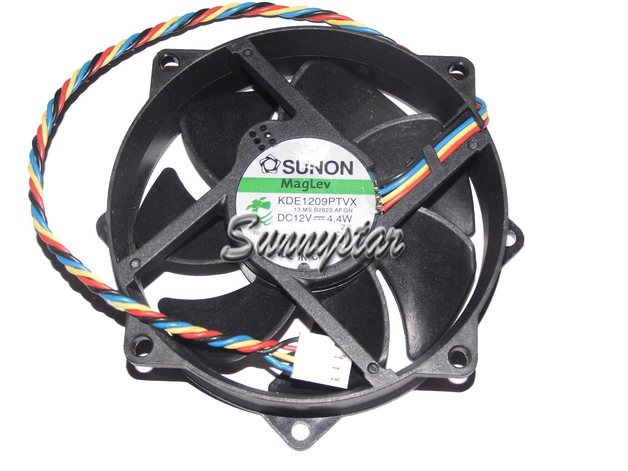 10 Pcs /  Lot  SUNON 9225 KDE1209PTVX Maglev Cooling Fan with 12V 4.4W 4-Wires 8-hole