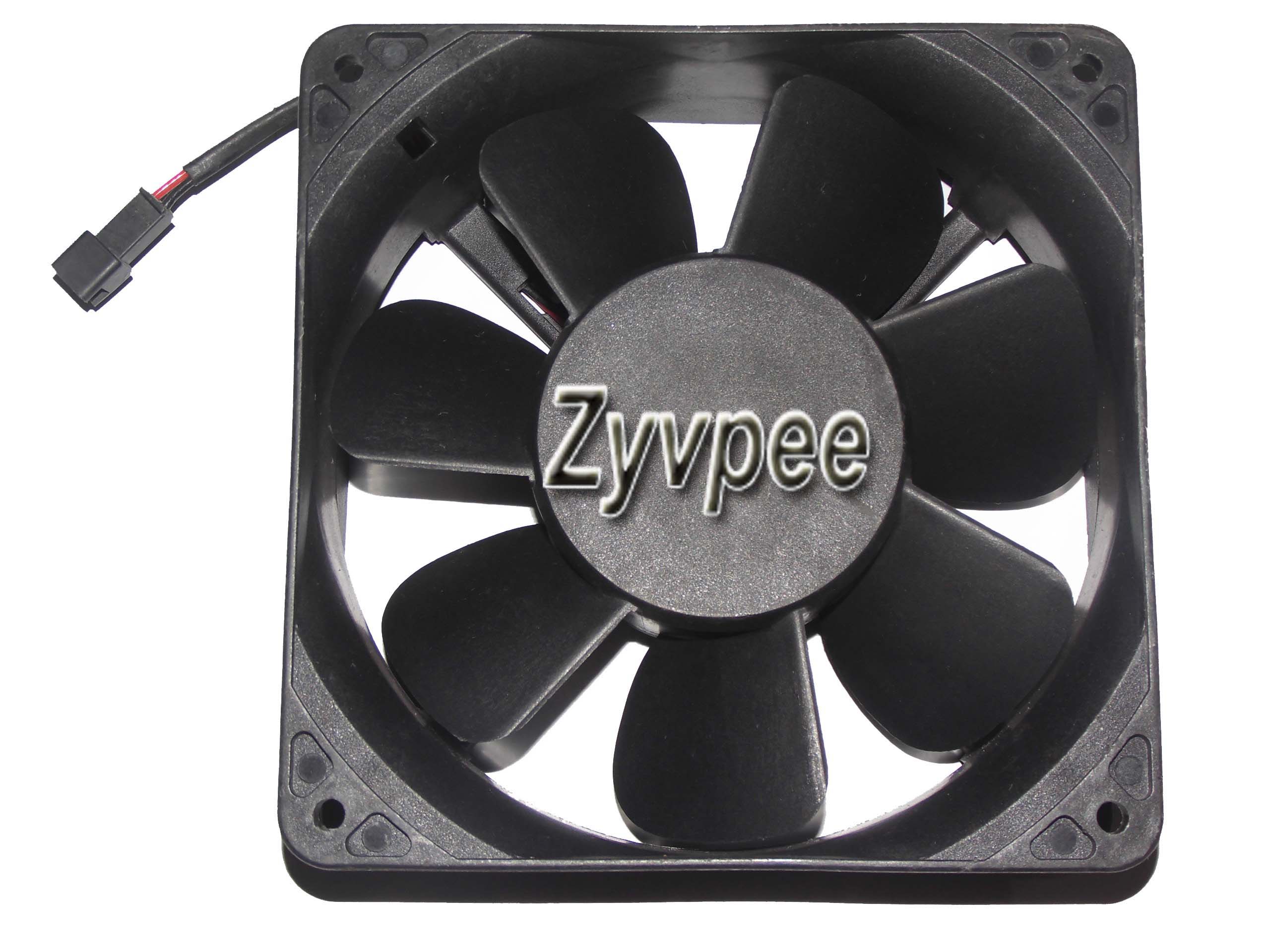 Square Cooler of SUNON 120*38mm KDE2412PMB1-6A with 24V 10.3W 2-Wires  2 Pins