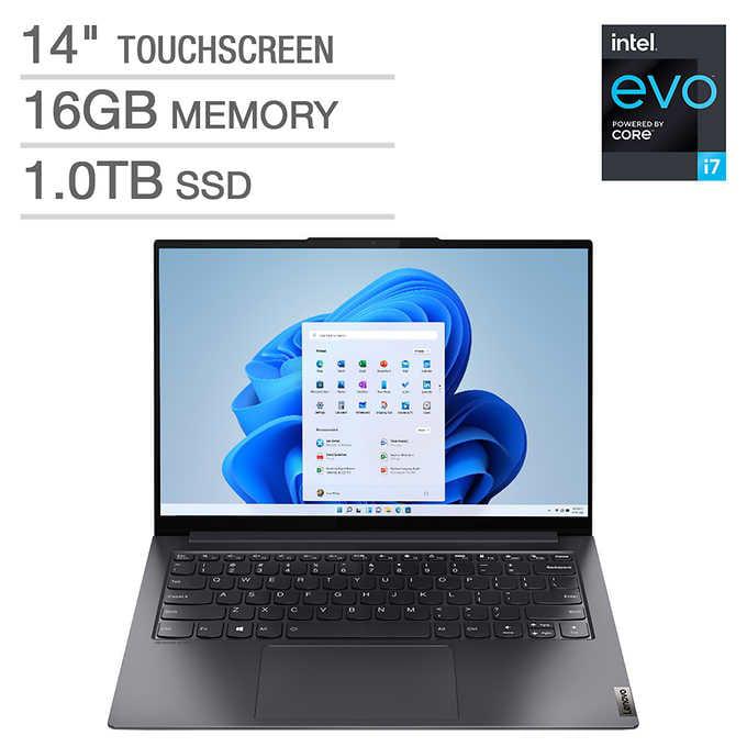 Ноутбук Lenovo Slim 7i Pro: Intel Core i7, 1TB SSD, 16GB RAM, 14″ 2.8K Touch IPS