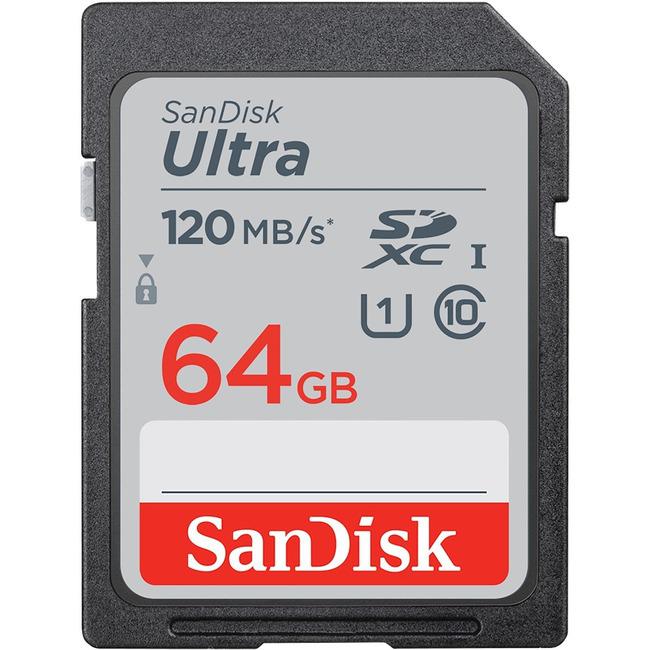 Карта памяти SanDisk Ultra 64GB SDXC UHS-I