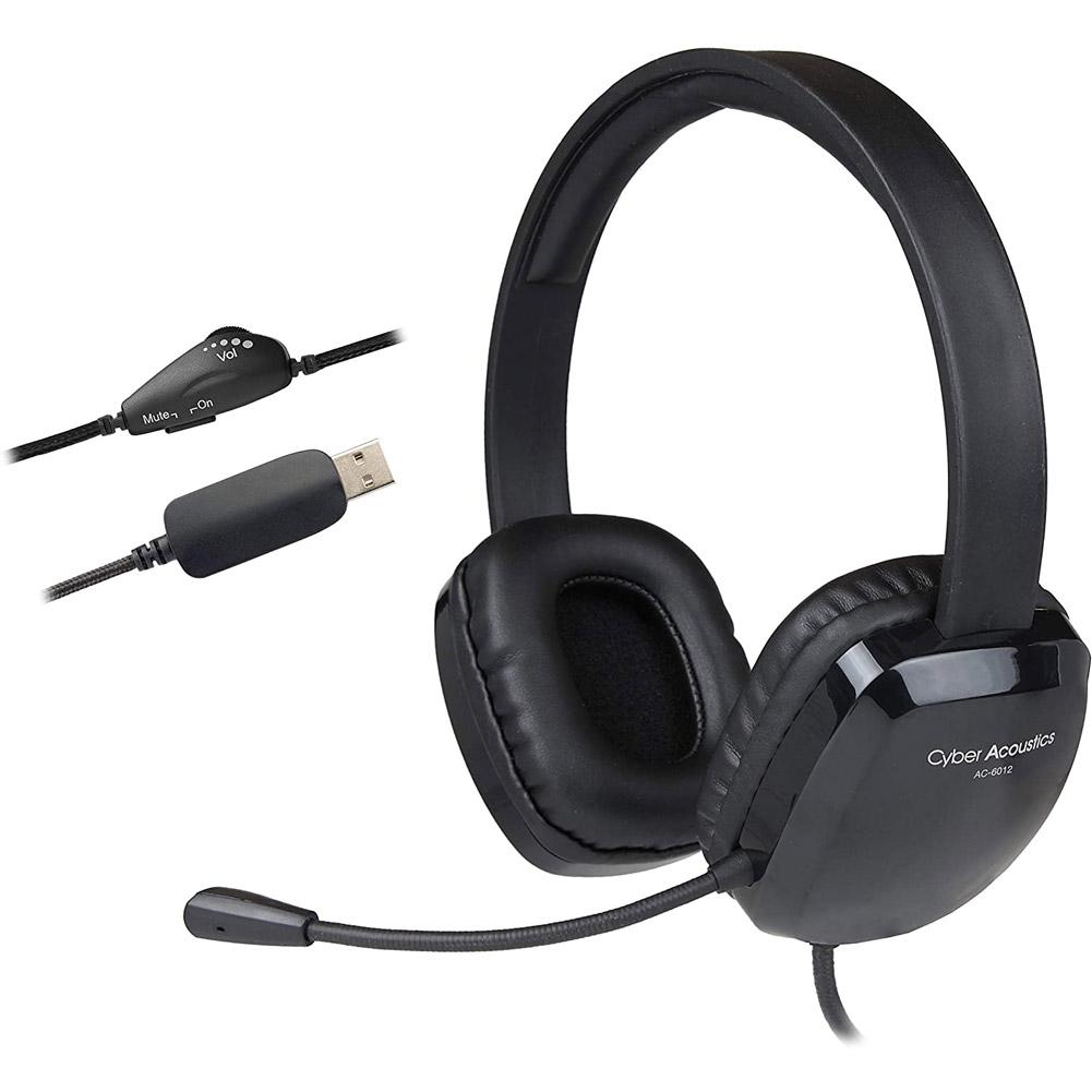 Cyber Acoustics AC-6012 USB Stereo Headset