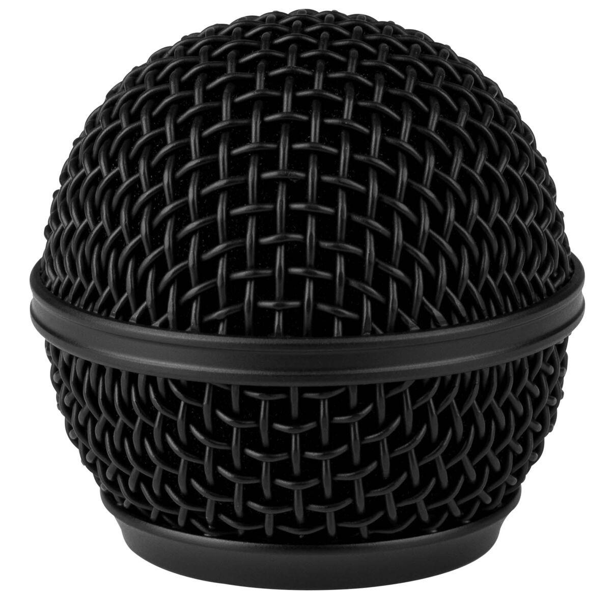 Talent DM-RGB Black Microphone Ball Head Mesh Grill