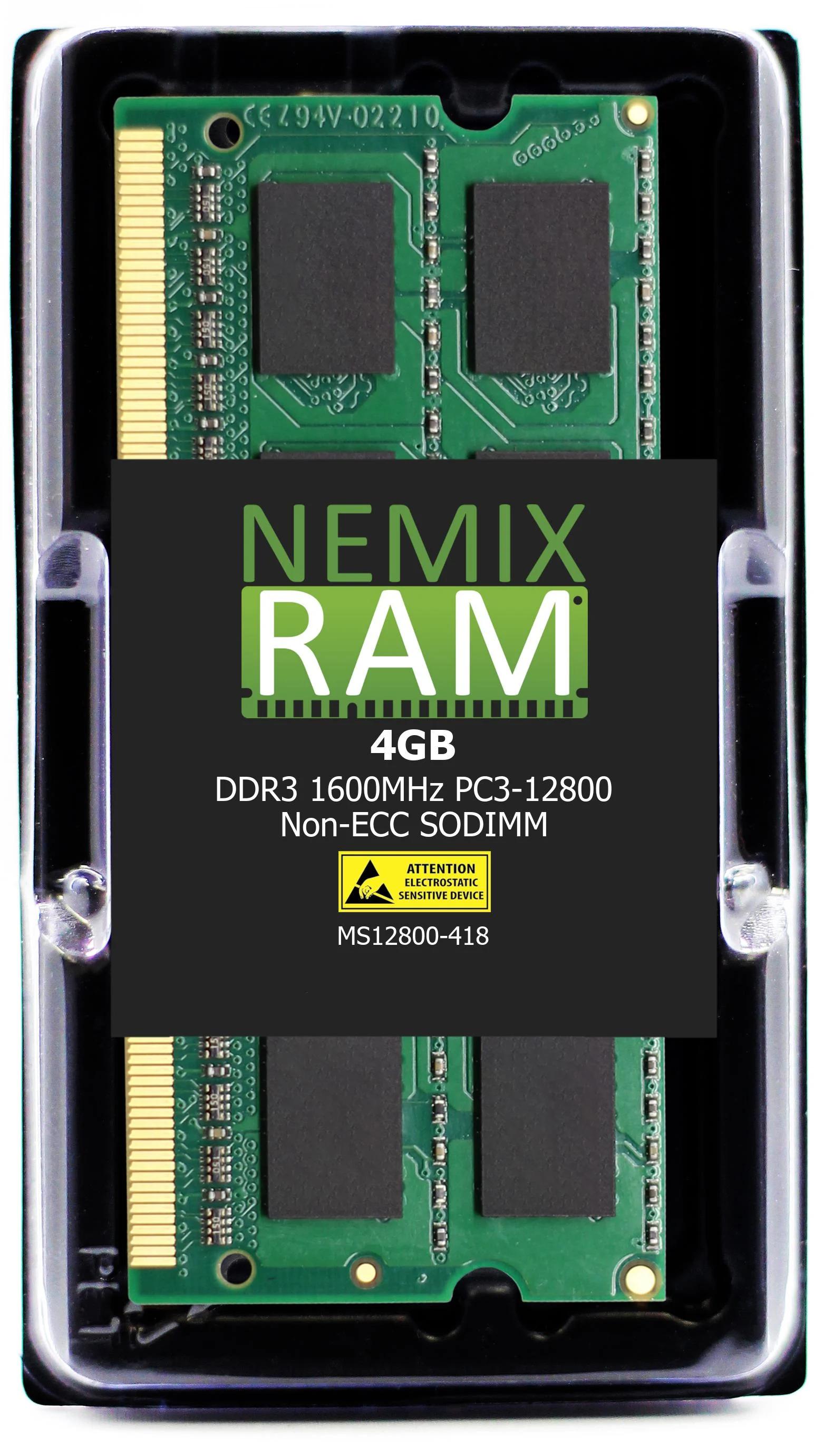 HMT451S6BFR8C-PB Hynix Replacement 4GB DDR3-1600 PC3-12800 Non-ECC Unbuffered Memory by NEMIX RAM