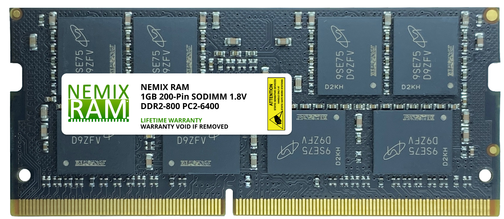 1GB (1x1GB) DDR2 800 (PC2 6400) SODIMM Laptop Memory RAM