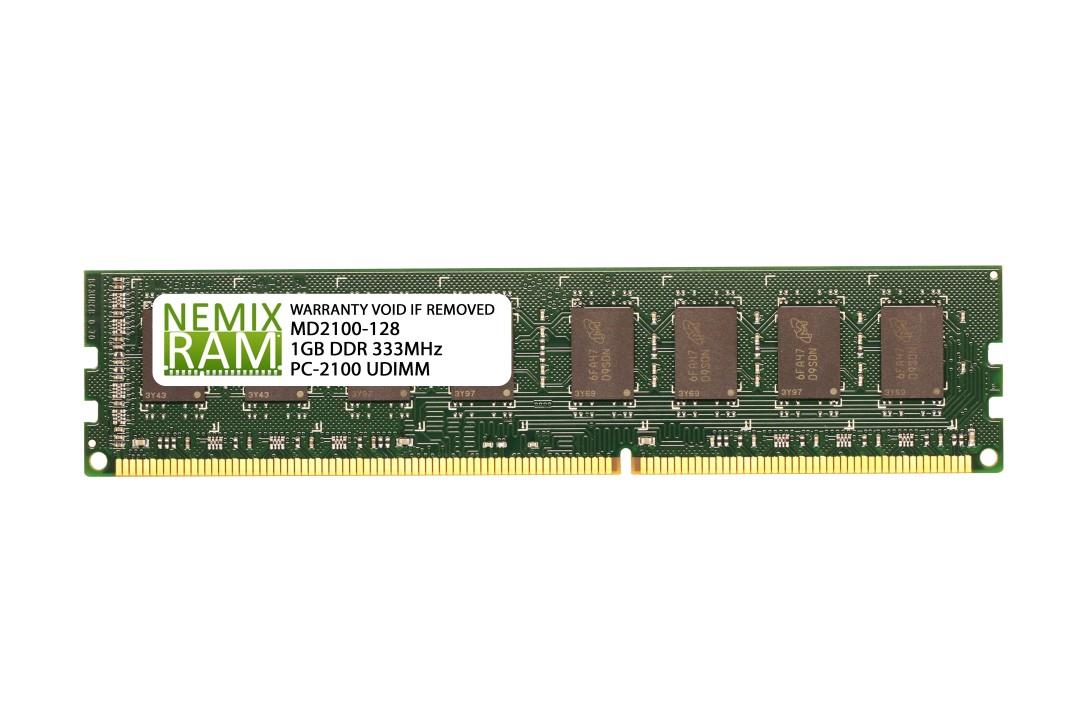 NEMIX RAM 1GB (1X1GB) DDR 266MHZ PC2100 2Rx8 2.5V 184-PIN Non-ECC UDIMM Unbuffered Desktop Memory