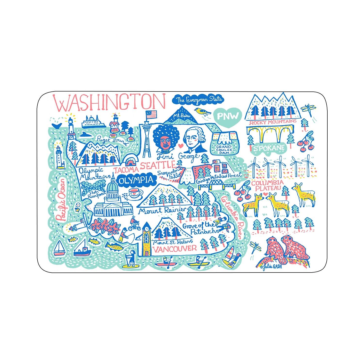 OTM Essentials Prints Series Non-Skid Mouse Pad Multicolor (OP-MHH-JG1-074)