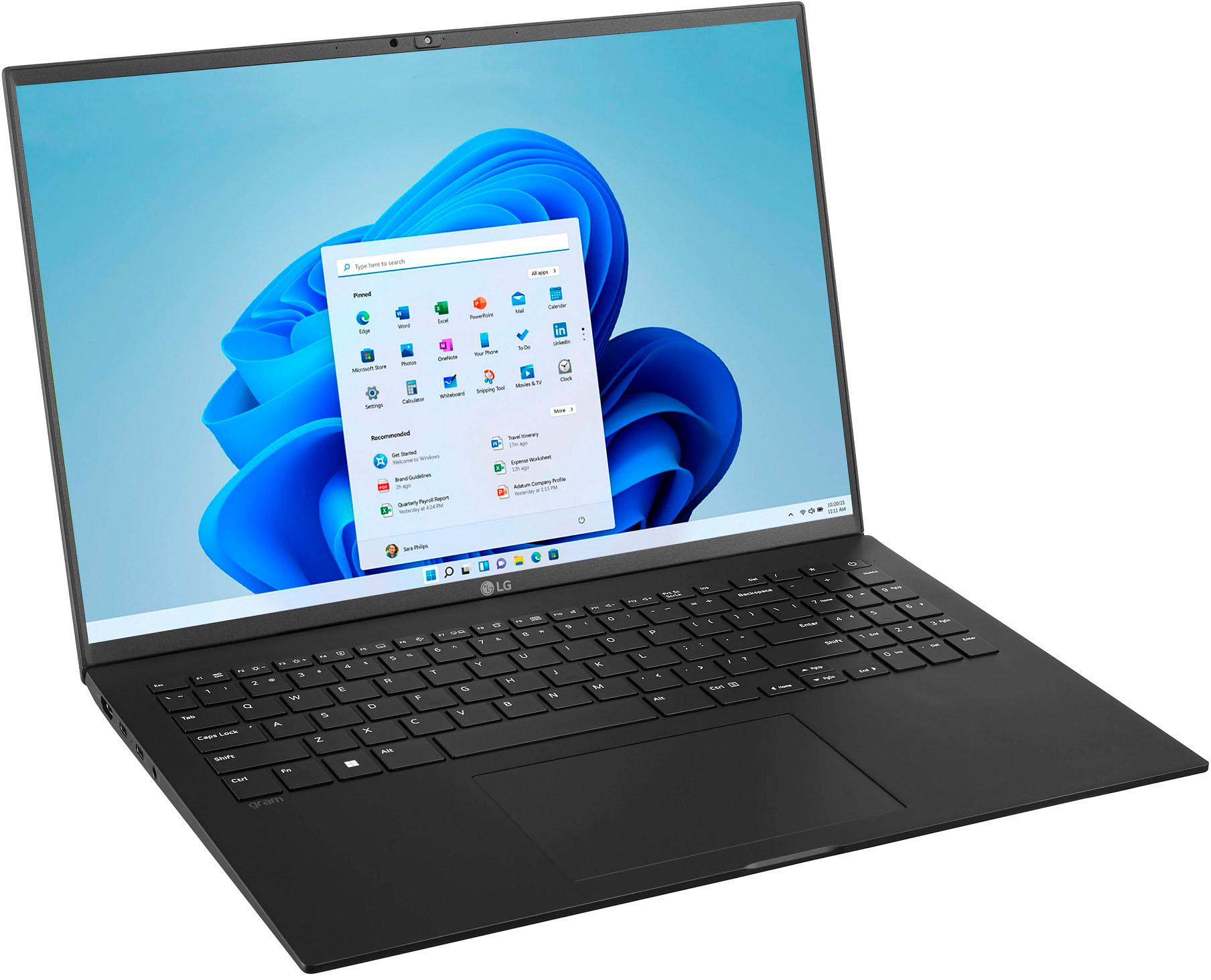 LG — gram 16 Ultra lightweight Laptop — Intel Evo Platform 12th Gen Intel Core i7 — 16GB RAM — 1TB NVMe SSD 16Z90Q-K.AAB8U1 Notebook