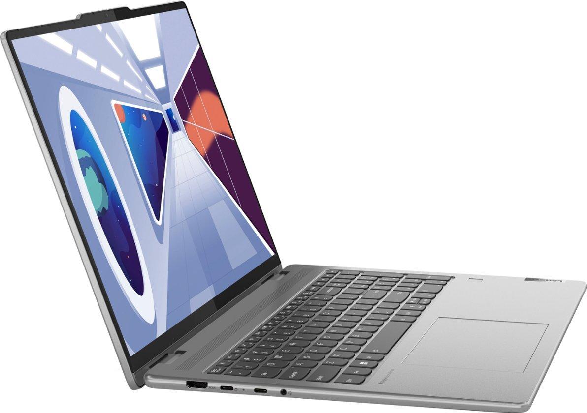 Lenovo — Yoga 7 16″ WUXGA 2 in 1 Touch Screen Laptop — AMD Ryzen 5 7535U — 8GB Memory — 512GBSSD — Arctic Grey 83BS0000US