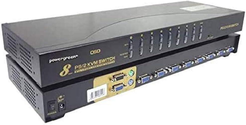 Green Power Powergreen KVM-90408-MA 8-Port Ps2 Combo KVM Switch (with Cables) Manual