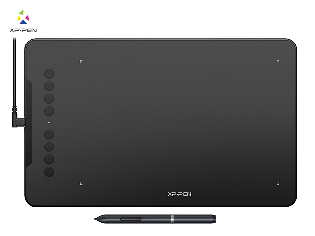 Графический планшет XP-Pen Deco 01 10×6.25″ с пером и 8 горячими клавишами