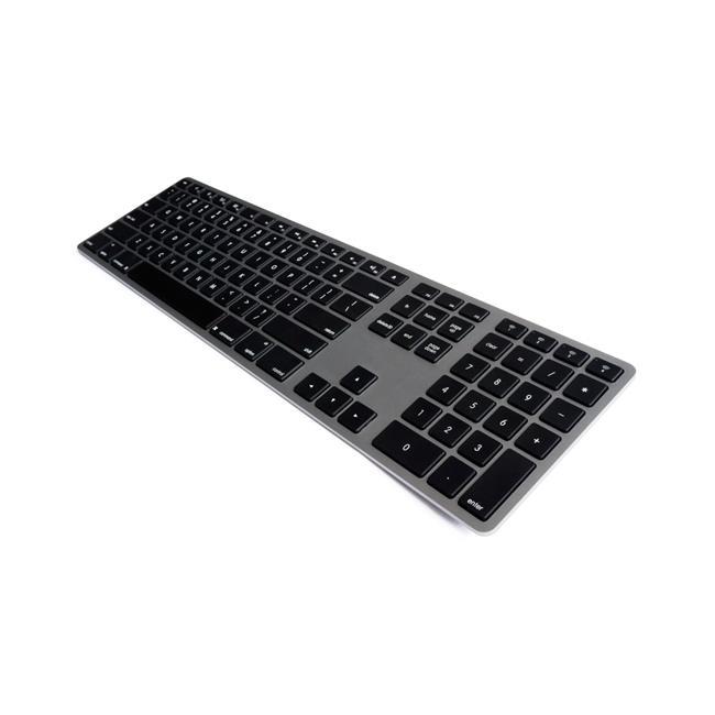 Matias Corp FK418BTB Wireless Aluminum Keyboard — Space Gray