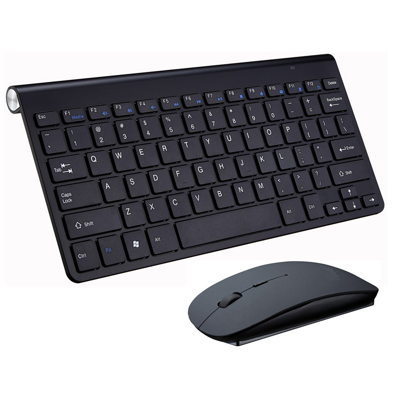 LUOM K1088 Wireless Keyboard and Mouse Combo [Energy Saving], 3 Level DPI Adjustable Wireless Mouse and 2.4GHz Computer Keyboard, Independent On/Off Switch, Num/Caps/Power Indicator, Black