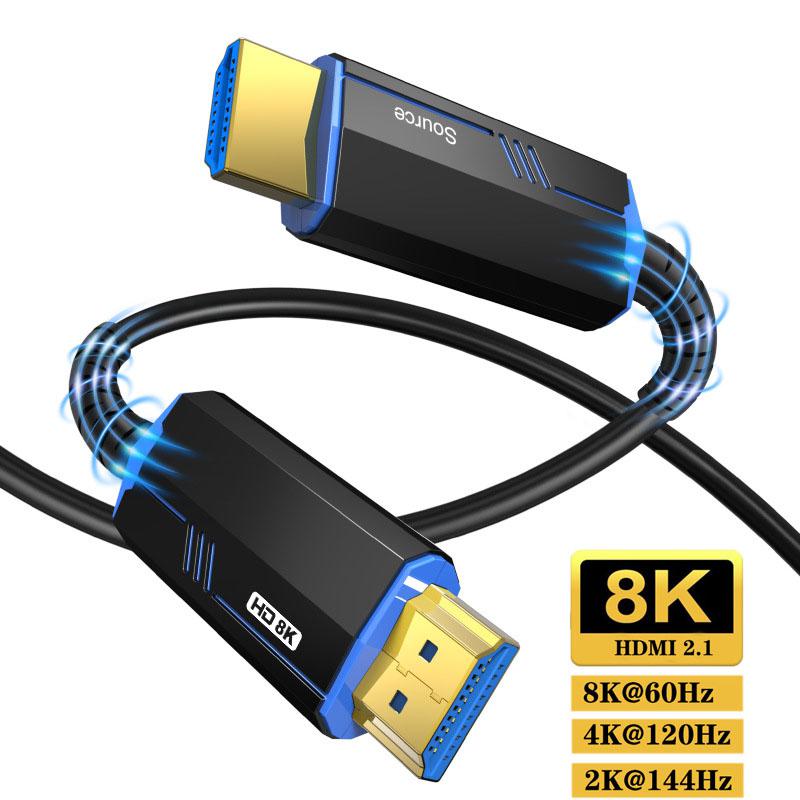 Оптоволоконный HDMI кабель 8K 100FT (30м) — 48Gbps, HDMI 2.1
