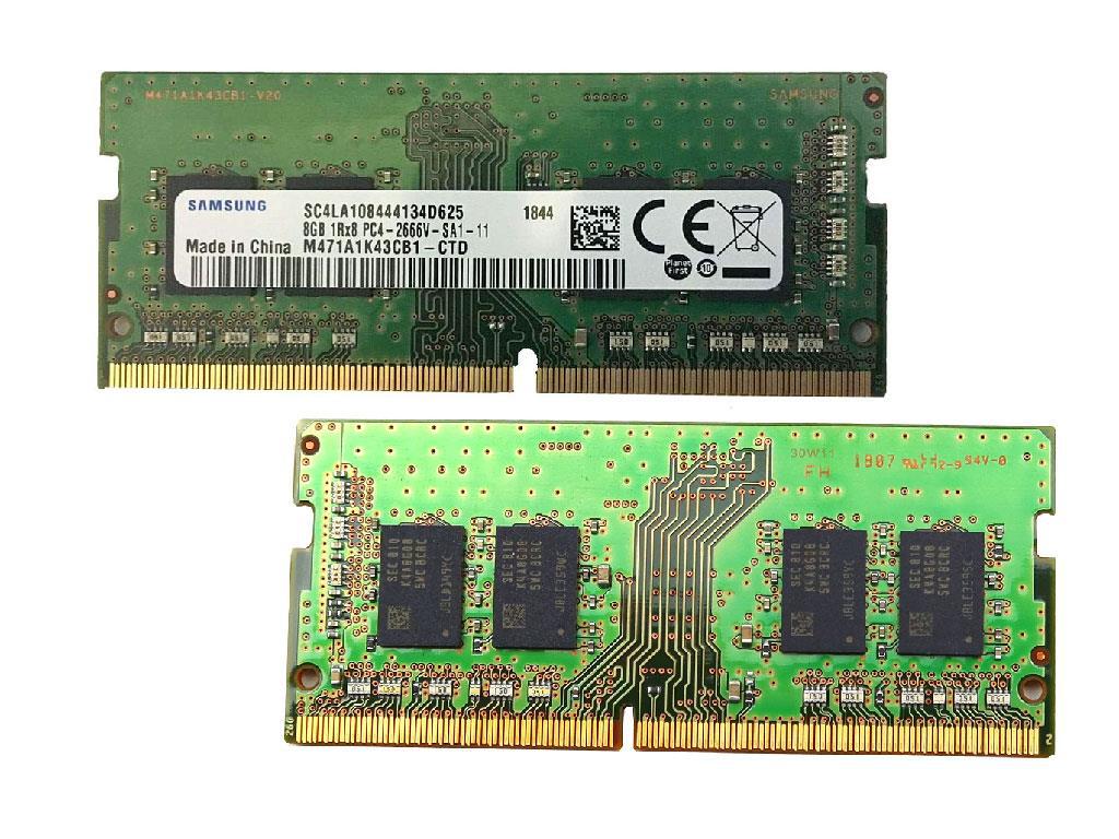 2_Of_M471A1K43CB1-CTD Samsung 16GB 2X8GB DDR4 PC4-21300 2666MHZ 260-PIN Memory KIT M471A1K43CB1-CTD Laptop Memory