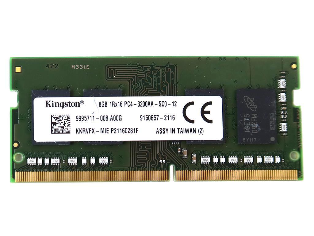 KKRVFX-MIE Kingston 8GB DDR4 Sodimm PC4-25600 3200MHZ Memory 9995711-008.A00G Laptop Memory