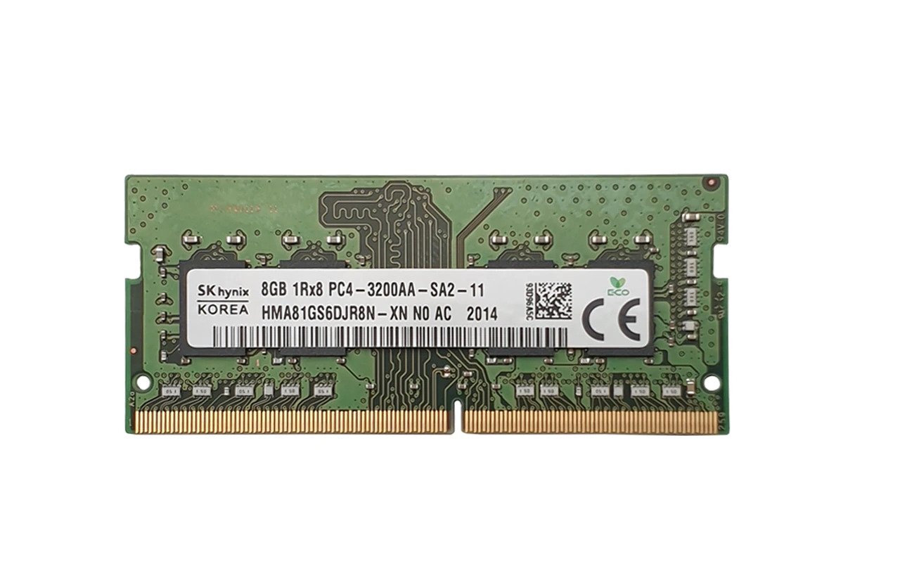 SK HYNIX HMA81GS6CJR8N-XN 8GB 3200 DDR4 1Rx8 PC4-3200AA-SA2-11 260Pin SODIMM 1.2V For Laptop