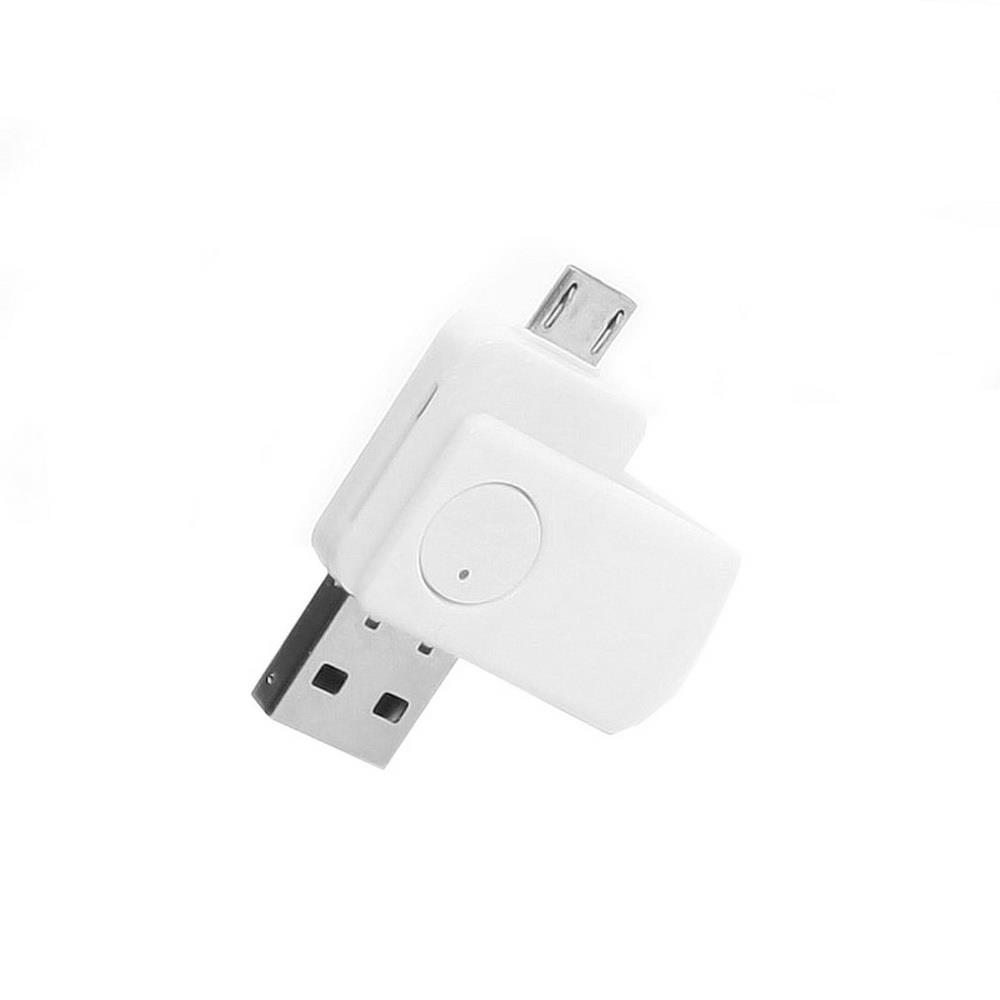 axGear USB MicroUSB 2 In 1 Card Reader OTG Adapter for Micro SD TF Memory Card for Android Phone Tablet PC