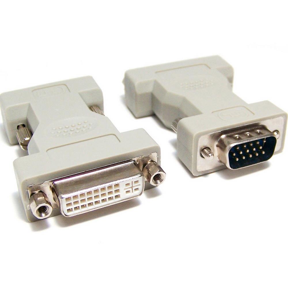 axGear VGA to DVI Adapter VGA Male to Female DVI-I Dual Link 24+5 M/F Converter