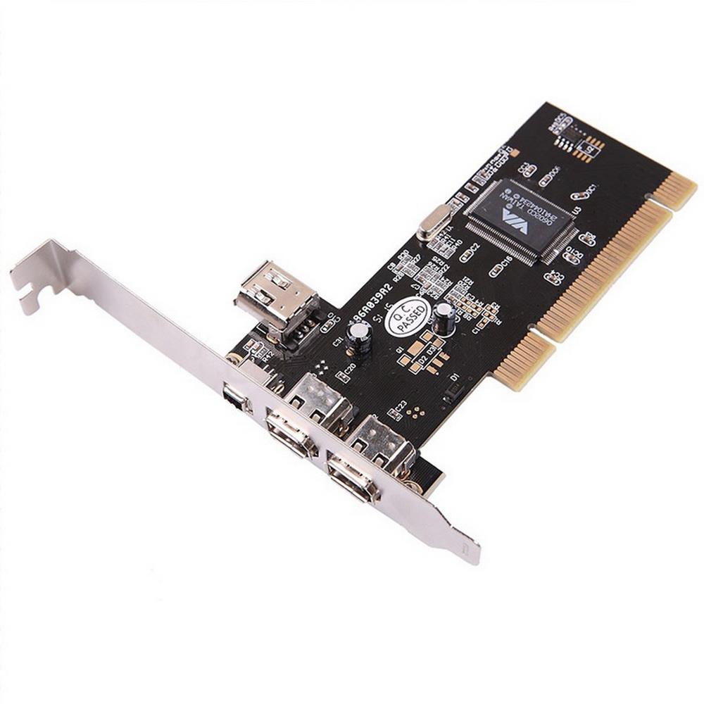 axGear Firewire PCI Card 4 Port IEEE 1394 PCI Controller Adapter 4 Pin 6 Pin