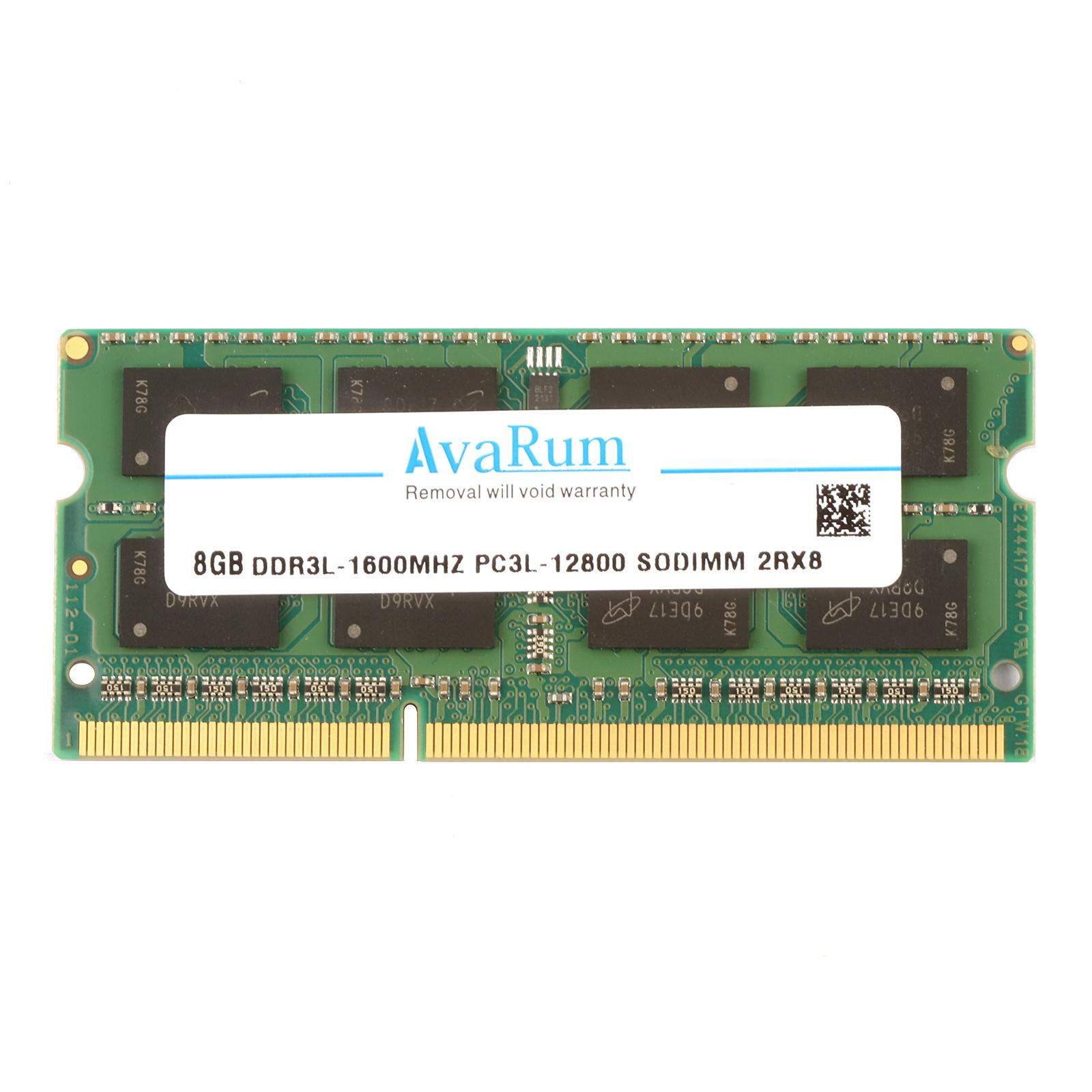 Avarum RAM equal to — DDR3 — 8 GB — SO-DIMM 204-pin — 1600 MHz / PC3-12800 — CL11 — 1.35 / 1.5 V — unbuffered — non-ECC — for Apple Mac mini (Late 2012), MacBook Pro