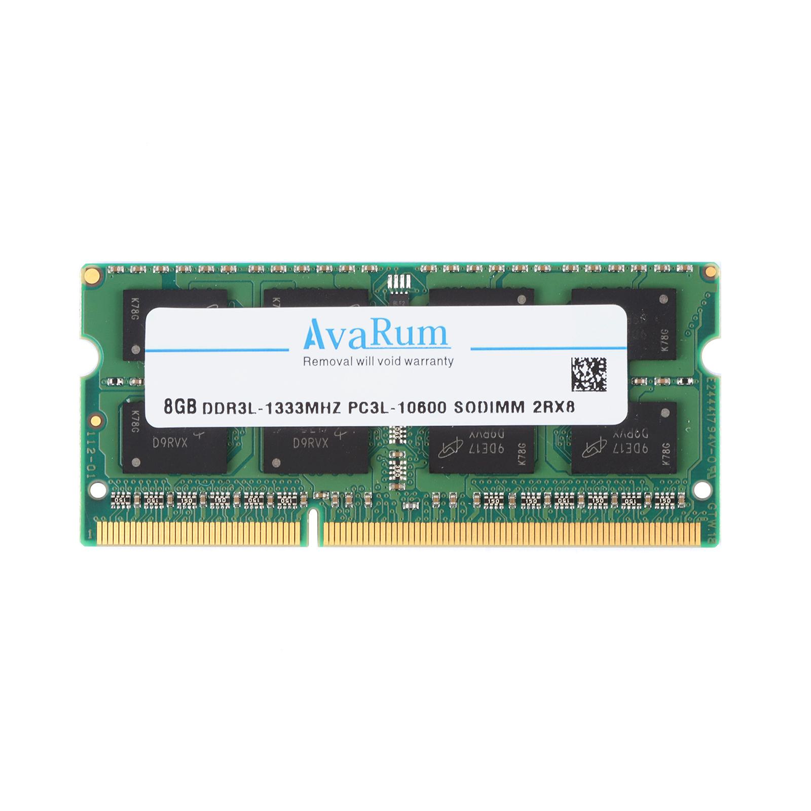 Avarum RAM equal to DDR3 8 GB: 2 x 4 GB SO-DIMM 204-pin 1333 MHz PC3-10600 CL9 1.35 / 1.5 V unbuffered non ECC for Apple iMac, Mac mini (Mid 2011), MacBook Pro (Early 2011, Late 2011)