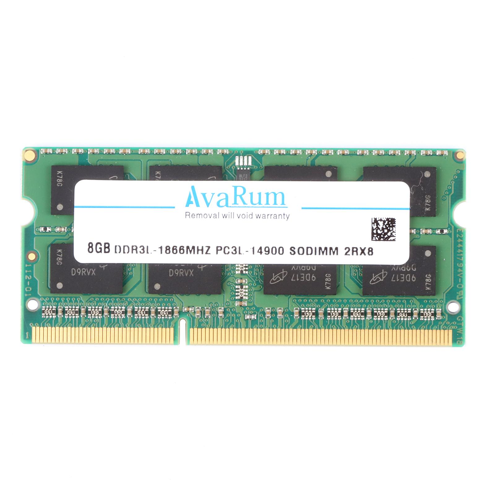 Avarum RAM equal to 16GB (2 x 8GB) 204-Pin DDR3 SO-DIMM DDR3L 1866 (PC3L 14900) Notebook Memory Model CT2K102464BF186D