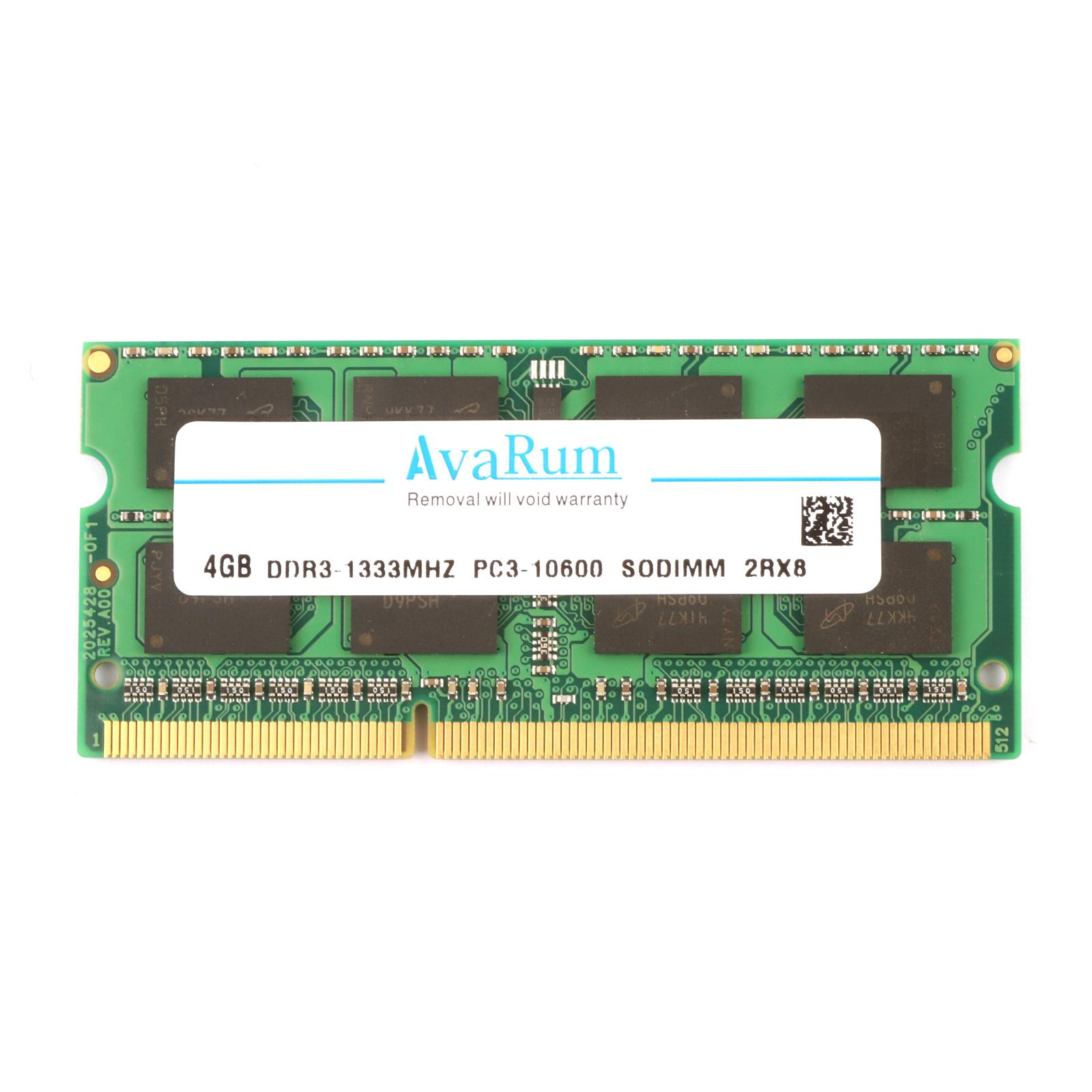 Avarum RAM equal to 4GB 204-Pin DDR3 SO-DIMM DDR3 1333 (PC3 10600) Memory for Apple Model CT4G3S1339M
