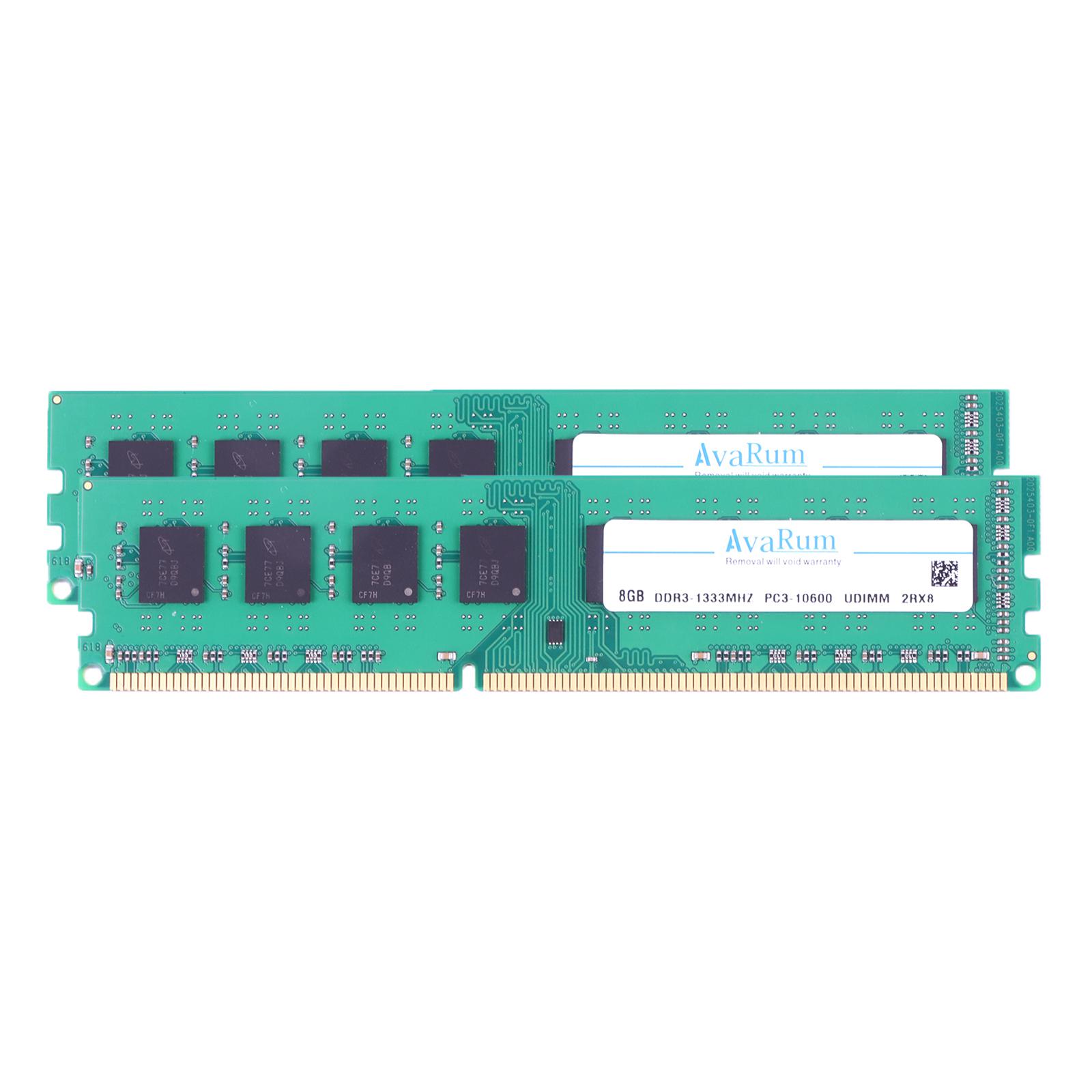 Avarum RAM equal to 16GB (2 x 8GB) DDR3 1333 (PC3 10600) Desktop Memory Model CT2KIT102464BA1339