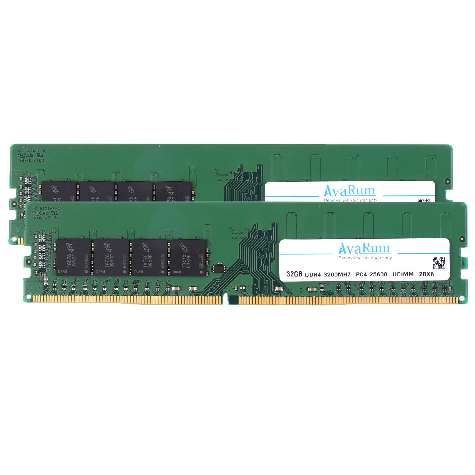 Avarum 64GB (32GBx2) DDR4 3200MHz CL22 DIMM