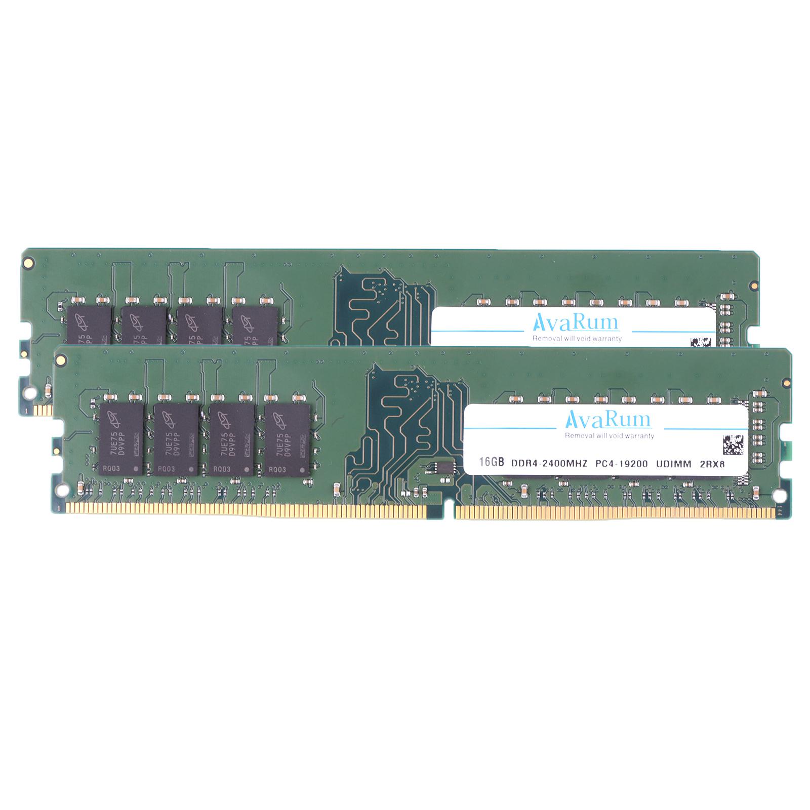 Avarum RAM equal to 32GB (2 x 16GB) 288-Pin PC RAM DDR4 2400 (PC4 19200) Desktop Memory Model CT2K16G4DFD824A