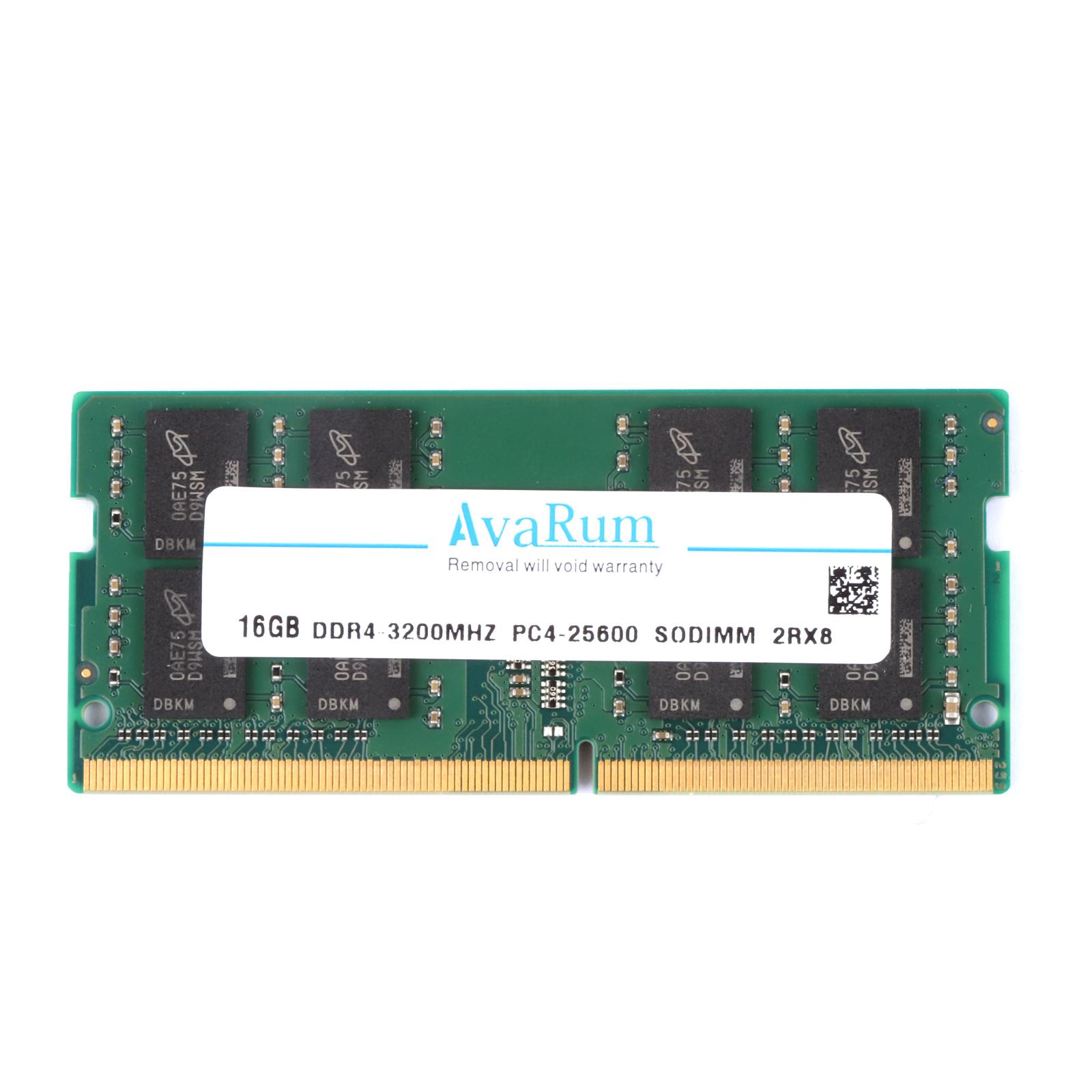 Avarum RAM equal to 16GB 260-Pin DDR4 SO-DIMM DDR4 3200 (PC4 25600) Laptop Memory Model CT16G4SFD832A